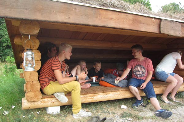 Shelters ved Pindstrup Centret